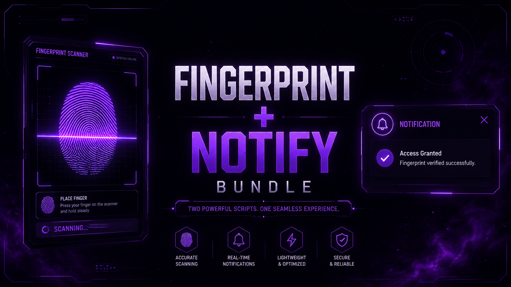 Fingerprint + Notify Bundle